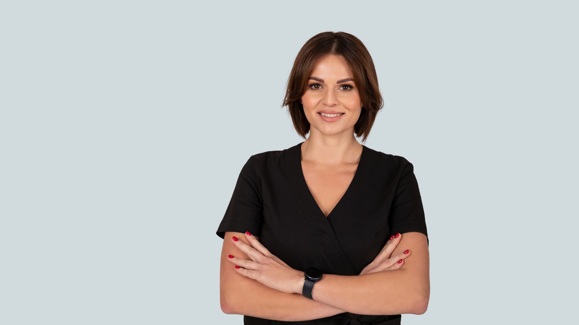 Pacjent z chorobami tarczycy w gabinecie kosmetologa