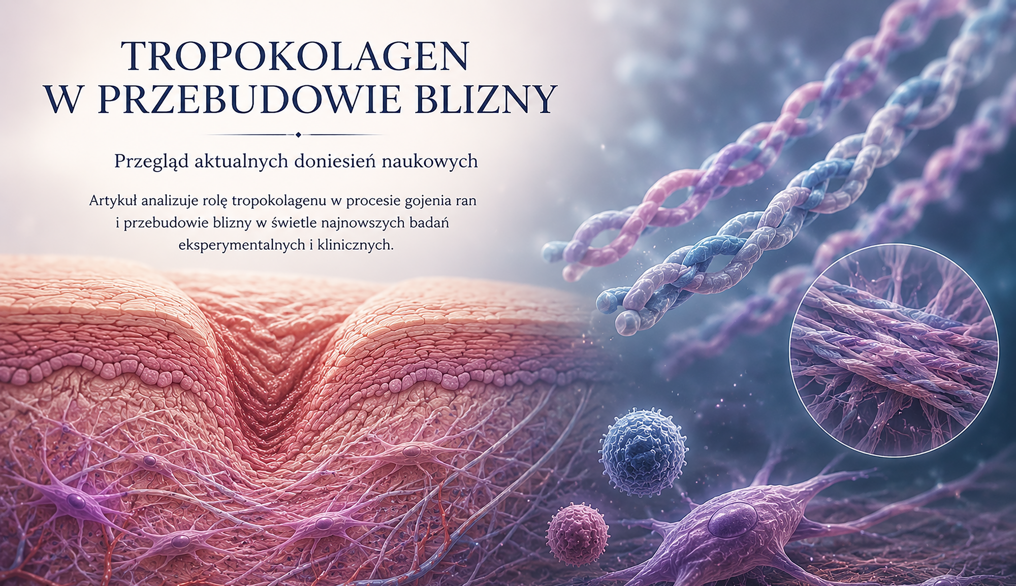 Znaczenie TROPOKOLAGENU w przebudowie blizny.